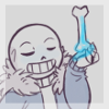 megalovania: iconned thxcoolbro // art from kintanga (tumblr) (le bone time)