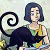 hunningham: Cat walking across a book in a helpful cat way (Cats are not helpful)