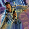 senmut: Lando with blaster (Star Wars: Lando)