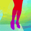 flourish: An animated .gif of multicolored dancing feet, pulled from an iTunes commercial. (hooray!)