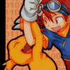 encourageous: (arms hooked with agumon)