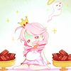 anaraine: Princess Elodie, surrounded by poisoned chocolates; her soul is floating up and away from her corpse. ([lltq] death by chocolate)