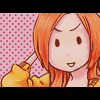 amiti: Orihime from Bleach with a hand behind her head, looking comically perplexed. (orihime :: welp)