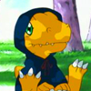 encourageous: (zz- agumon hoodie)