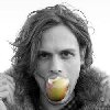 kyrdwyn: Mathew Gray Gubler and apple (CM-MGGApple)