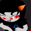 somethinglawful: terezi regards something off-screen with a look of disgust (a disgusting lack of justice)