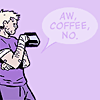 spikedluv: (hawkeye: clint - coffee no by ellasaidlu)