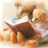 solosundance: (reading teddies)