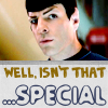 sonneillonv: Spock thinks you're speshul (Spock Special)