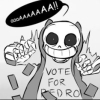 sansational: Sans, flailing visibly in shock (Holyshitwhat)