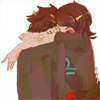 quadrangle: (terezi hug)