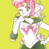 admiral: makoto kino → sailor moon (chin up)