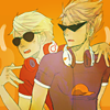 parodeity: piyorii @ tumblr (DIRK 🎧 gimme a beat)