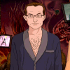 oneill: Metalocalypse - Charles Foster Ofdensen in his dressing gown, looking unamused (i got out of BED for this?)