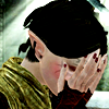 brightblueink: Merrill from Dragon Age 2 with her head in her hands. (FML)