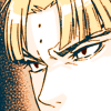 linkedtogod: glaring (『 >:| 』)