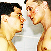 ninamalfoy: naked Carsten and Lenny from GZSZ in each other's space, staring at each other intensely (cenny:eyefuck)