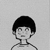 princesssid: manga screencap of tendou as a small child looking blank and staring at the camera (tendou)