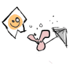 ysobel: Pink bunny (bunny comics), possibly just a little bit drunk (TEAPATTY NOT DRUNK)