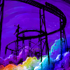 screw: ([crow] walking on a rainbow)