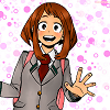 usedgravity: From chikyu21.tumblr.com (Openly Uraraka)