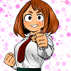 usedgravity: From chikyu21.tumblr.com (Undeniably Ochako)