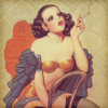 gelydh: (Pin Up | vintage smoke)
