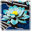 ninetydegrees: Art: blue lotus (lotus)