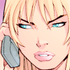 vorpalgirl: DC Comics' Dinah Lance (Black Canary) on the phone, a somewhat skeptical expression on her face (dinah on phone)