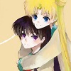 lightthedarkness: (Usagi)(Rei) (Cuddle by the fire)