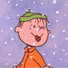 fickletastictot: Linus gets his christmas cheer by eating falling snow (wowee yum-o)