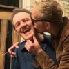misbegotten: Kevin Whately & Laurence Fox Kisses (Lewis Whately & Fox Horsing Around)