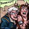 jetpack_monkey: Keyleth and Percy (of Critical Role) pretend to be monsters (Keyleth & Percy - Goofballs)