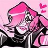 mettatonvevo: (He looks with the heart eyes oh no)