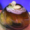 eightlazylegs: A white octopus in a clear glass bowl (Eyes)