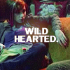 claudiometer: sprawled onna couch, text: WILD HEARTED. (wild hearted)