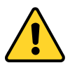 thnidu: warning symbol, black exclamation mark in yellow triangle (warning)