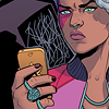 pummelgranite: (pink wig)