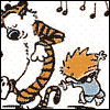 uberniftacular: (Calvin Hobbes dancing)