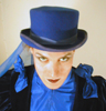 sistawendy: me looking stern in a blue velvet 1890s walking suit (lizzy)