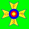 sistawendy: a brightly colored badge saying "FFED" (ffed)
