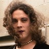 sistawendy: me in the Mercury's alley with the wind catching my hair (smoldering windblown Merc alley)