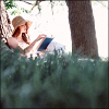 scordatura: (person: book in field)