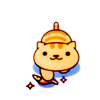 ignitiondorks: Fred (a cat) from Neko Atsume handing out a golden fish ([Neko Atsume] Fred - Golden Fish)