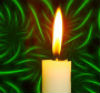 dine: (green candle)