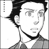takethat: Phoenix staring with huge, wide eyes, and a word bubble that says "....." (shocked)