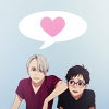 spikedluv: (yuri on ice: victuuri heart by hunters-c)