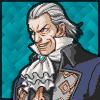 manfredvonkarma: Manfred von Karma -- evil smirk (evil smirk)
