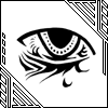 asiren: Over-stylized eye. (all-seeing eye!)