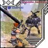 asiren: DRK Asiren attacking a Yagudo. (ffxi - asiren)
